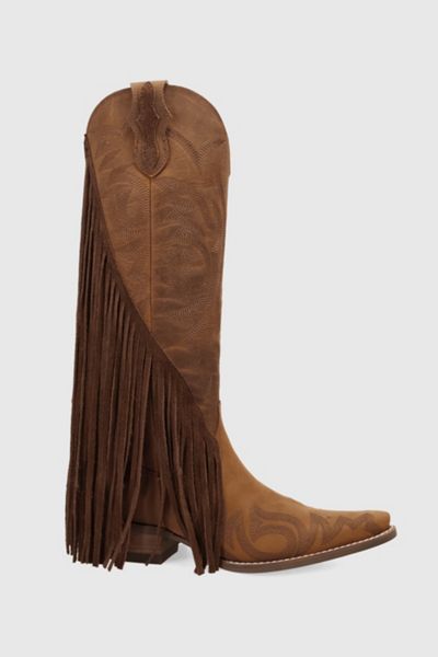 Dingo Walk West Leather Fringe Cowboy Boot