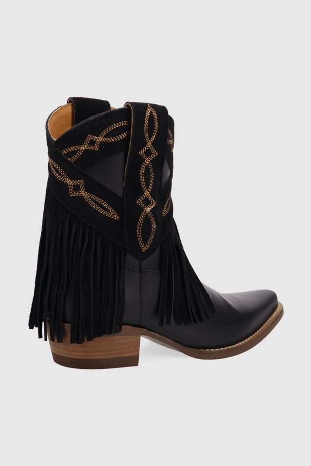 Dingo Last Ride Leather Fringe Bootie #3