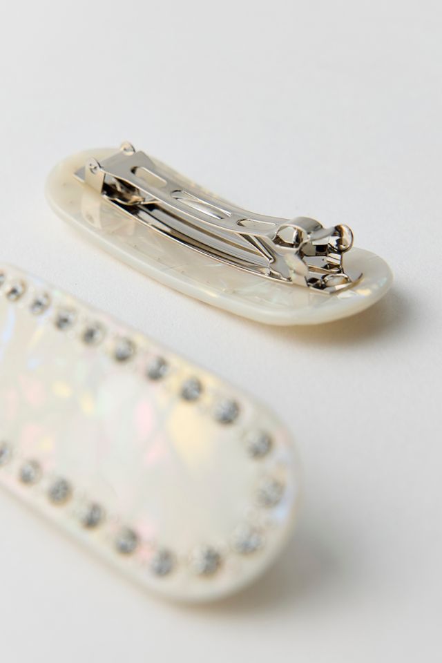 Chrome Hair Clips Set #1