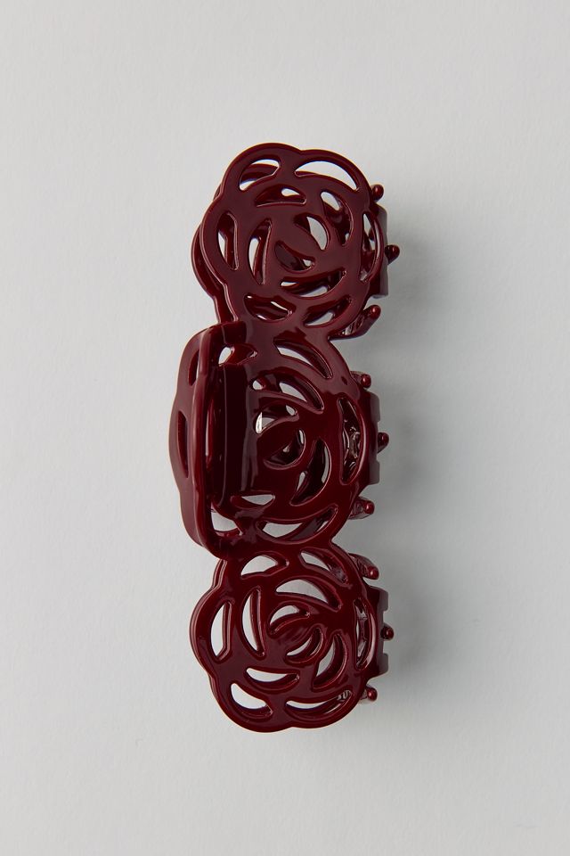Rosette Flower Claw Clip #1