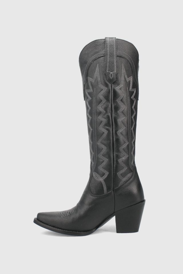 Dingo High Cotton Leather Cowboy Boot #2