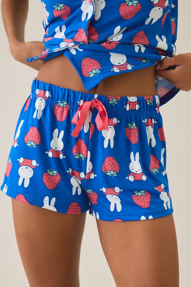 Miffy Strawberry Printed Shorts 2-Piece PJ Set #3