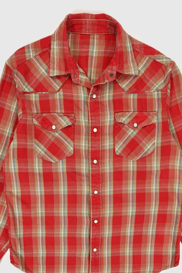 Vintage Snap Button-Down Shirt #2