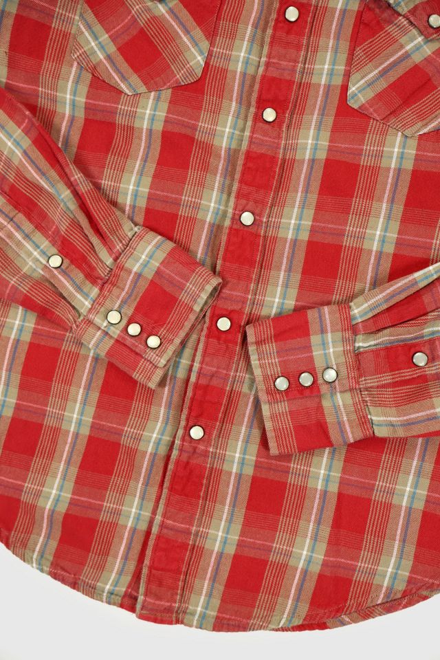 Vintage Snap Button-Down Shirt #4