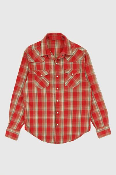 Vintage Snap Button-Down Shirt