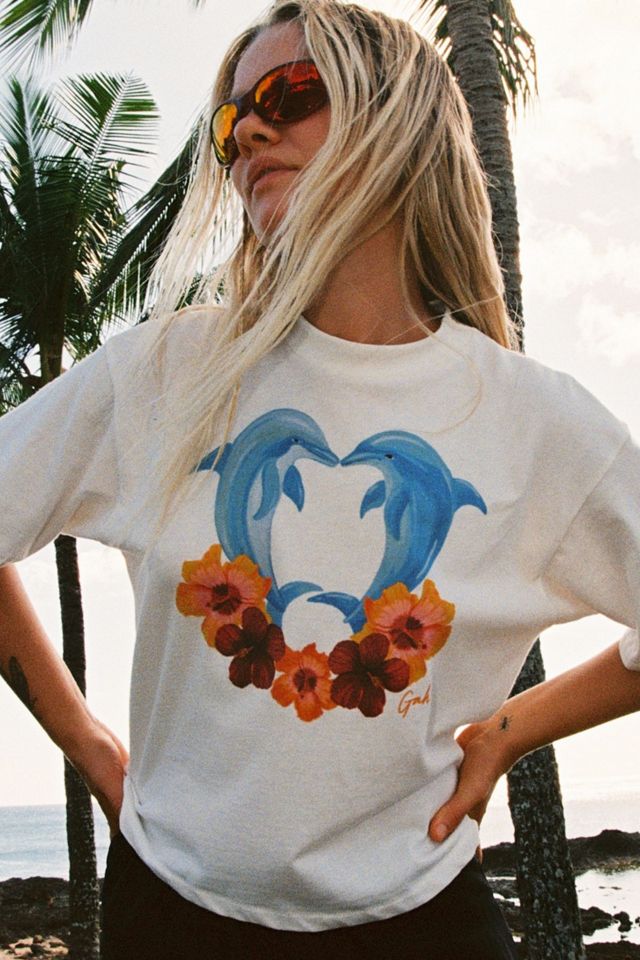 Lisa Says Gah Charlie Dolphins Tee #1