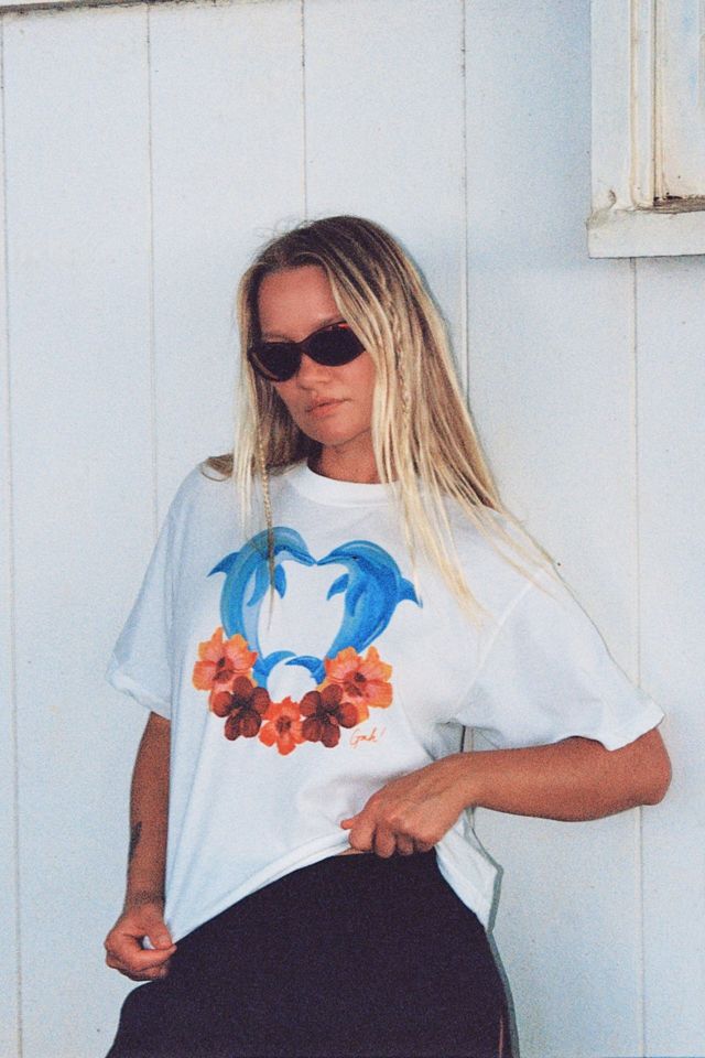 Lisa Says Gah Charlie Dolphins Tee #2