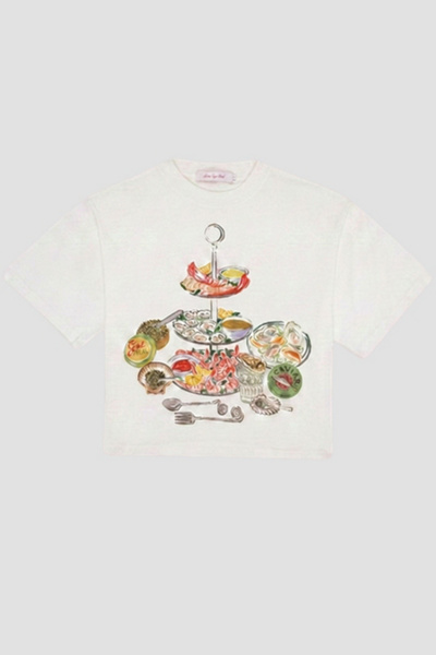 Lisa Says Gah Oyster Tower Charlie Tee
