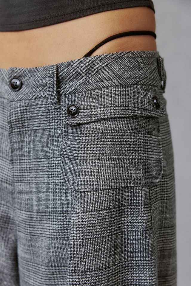 BDG Suited Up Tweed Low-Rise Culotte Pants #2
