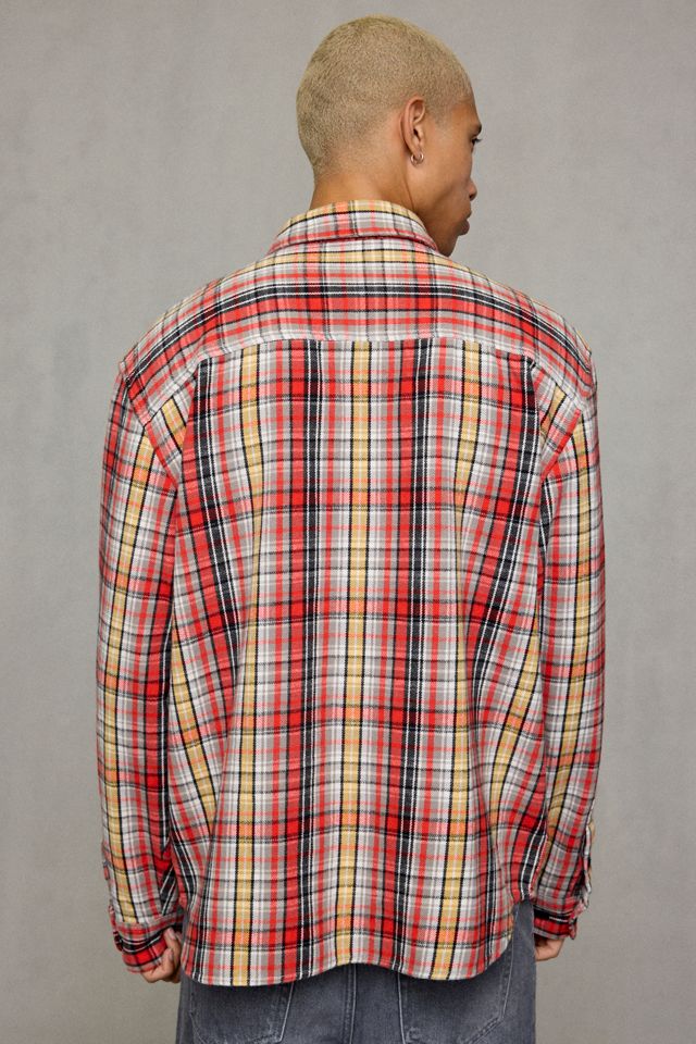 BDG Solid Heavy Flannel Overshirt #3