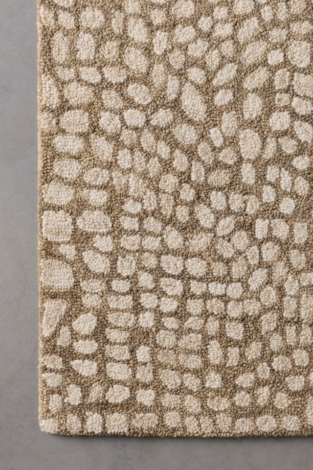 Serena Snake Print Hooked Wool Rug #3