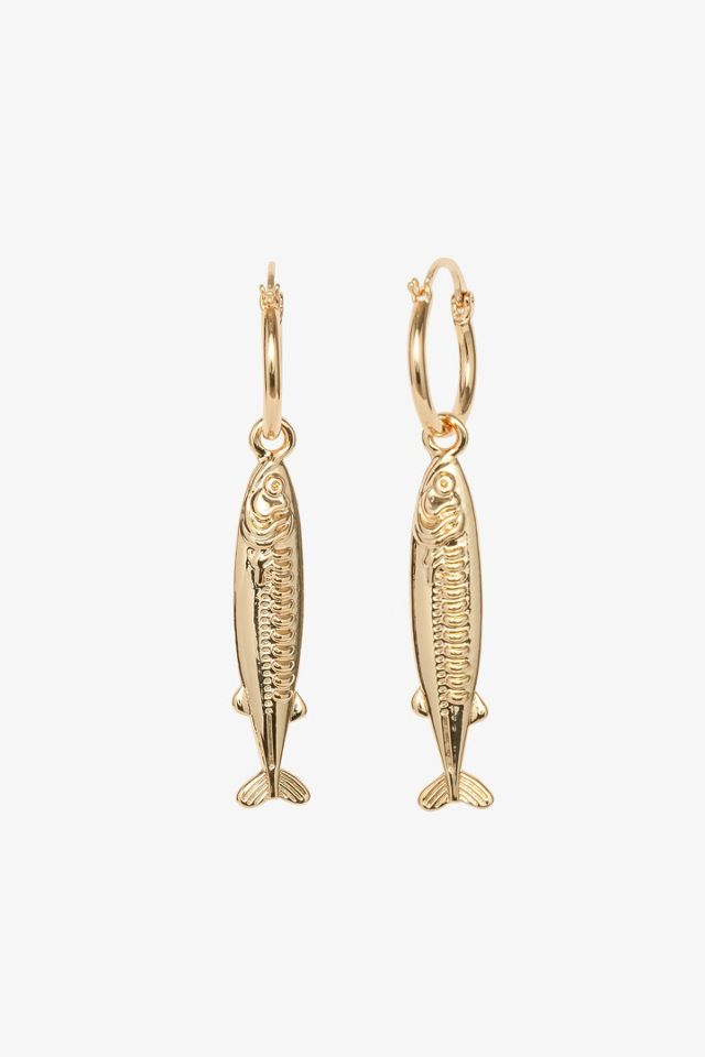 Lisa Says Gah Anchovy Earrings #1