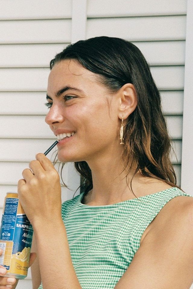 Lisa Says Gah Anchovy Earrings #2