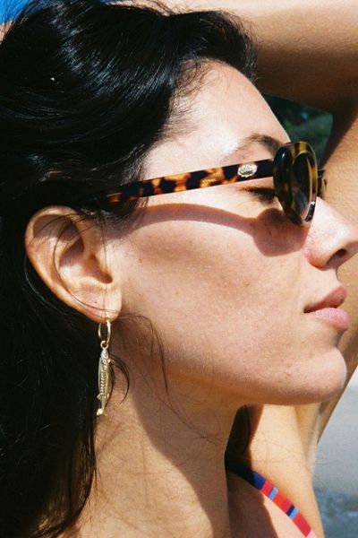 Lisa Says Gah Anchovy Earrings