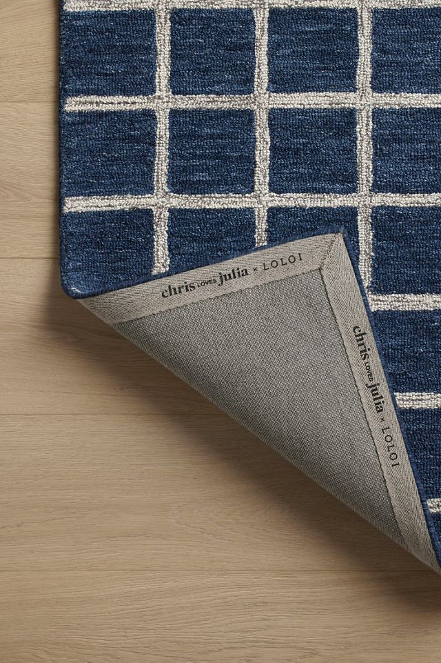 Nora Grid Hand-Tufted Rug #1
