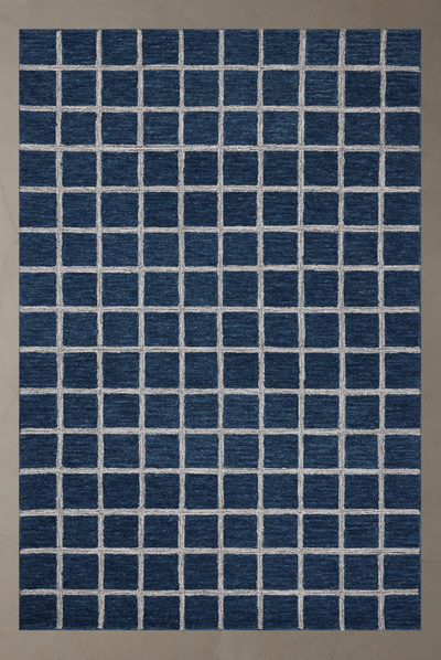 Nora Grid Hand-Tufted Rug