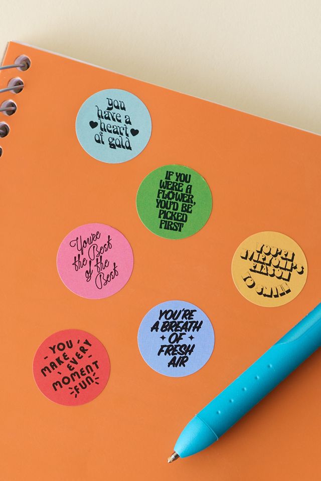 ban.do Compliment Sticker Roll & Dispenser Set #1