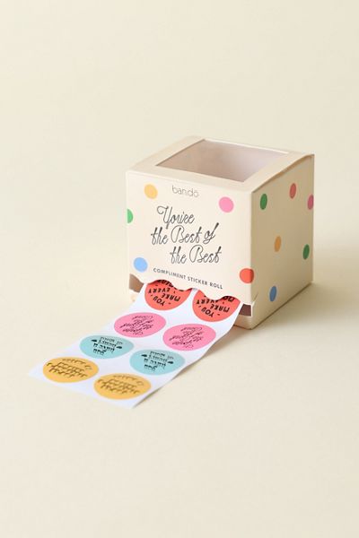 ban.do Compliment Sticker Roll & Dispenser Set