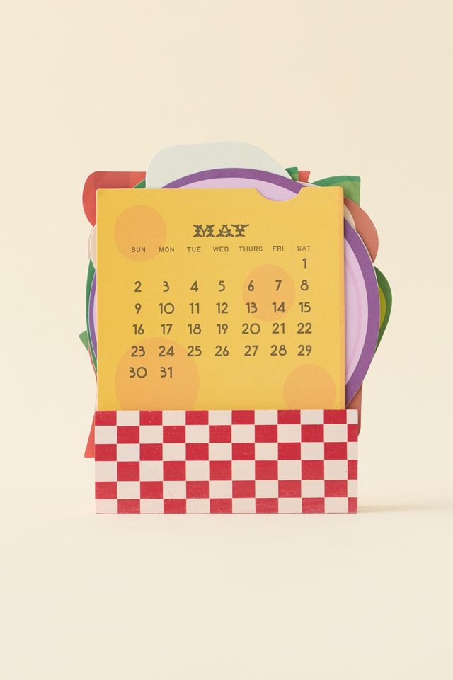 ban.do Sandwich Mini 2027 Desk Calendar #1