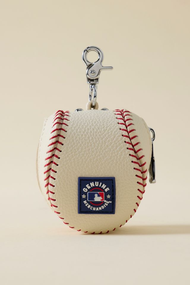 MLB Atlanta Braves Baseball Pouch Keychain #1