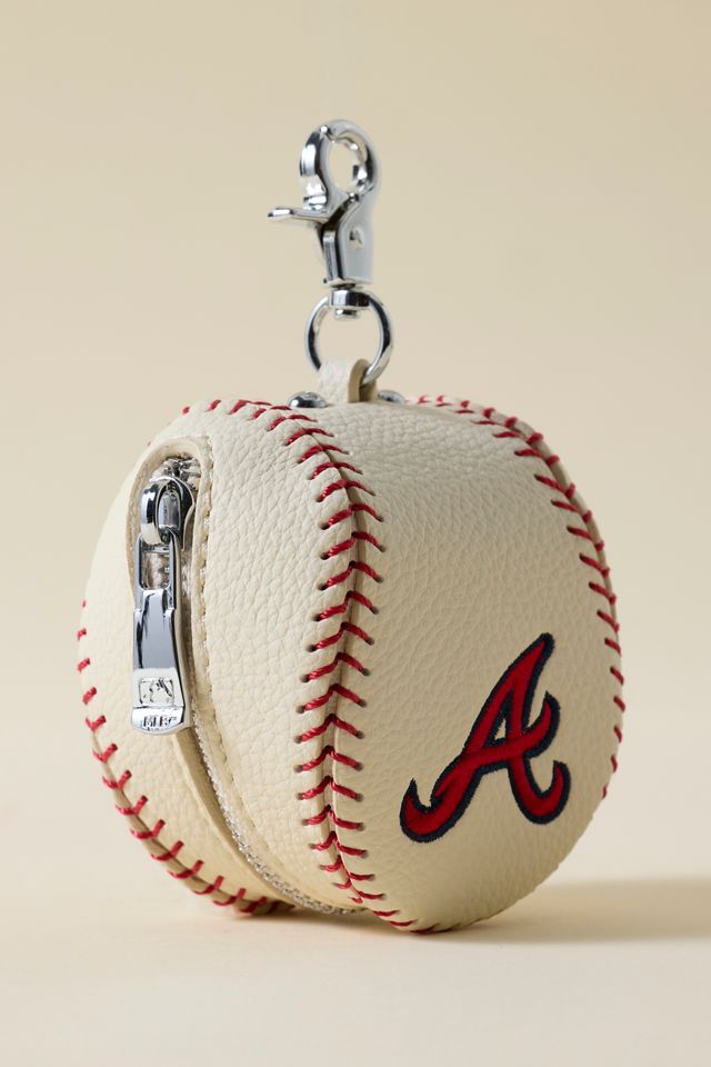 MLB Atlanta Braves Baseball Pouch Keychain #2