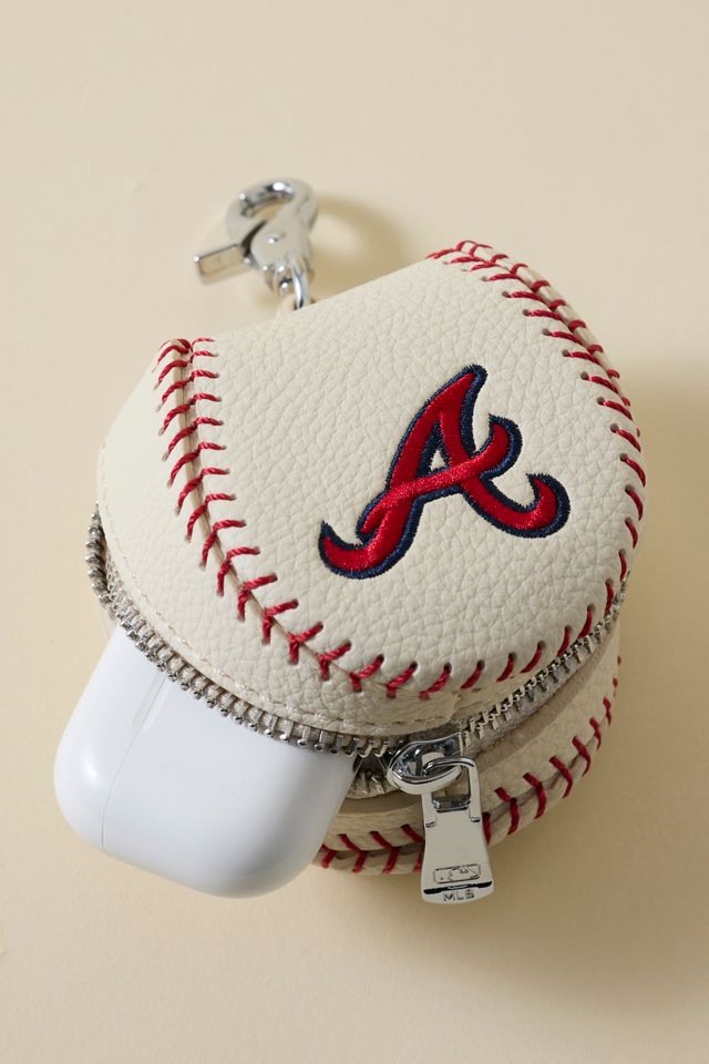 MLB Atlanta Braves Baseball Pouch Keychain #3
