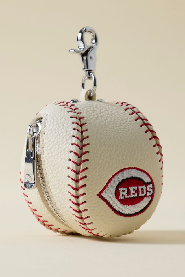 MLB Cincinnati Reds Baseball Pouch Keychain #1