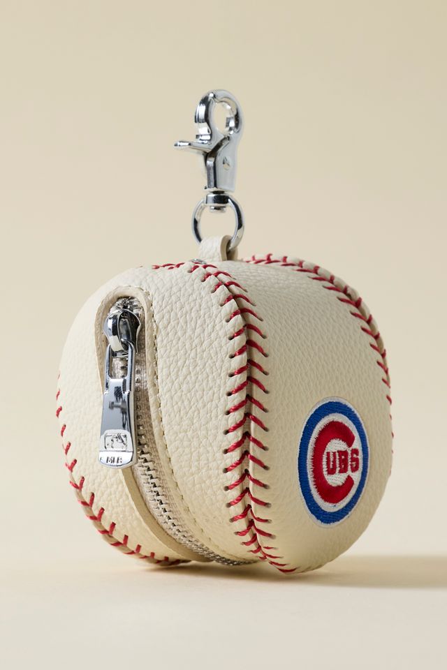 MLB Chicago Cubs Baseball Pouch Keychain #2