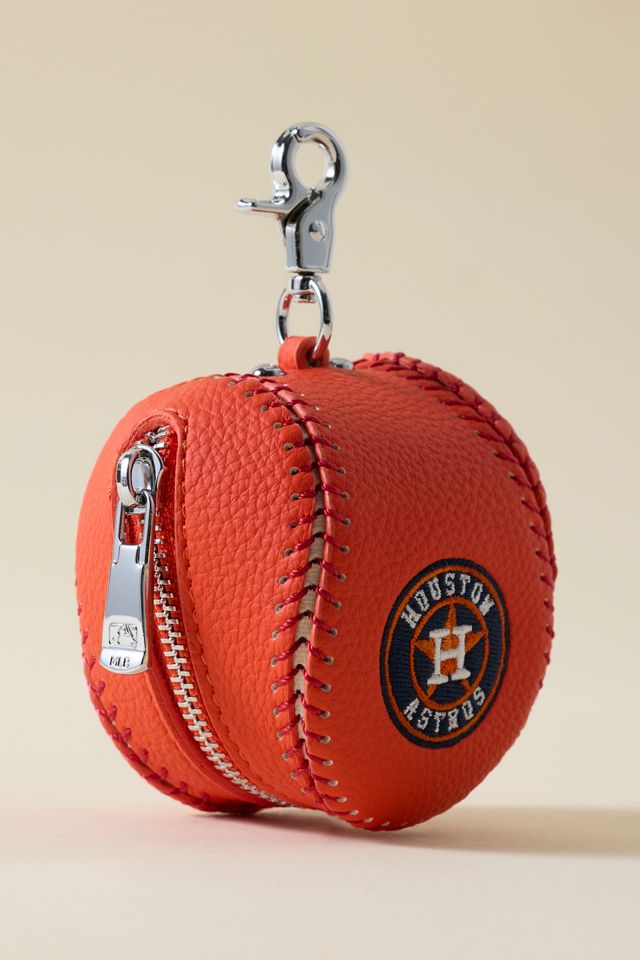 MLB Houston Astros Baseball Pouch Keychain #1