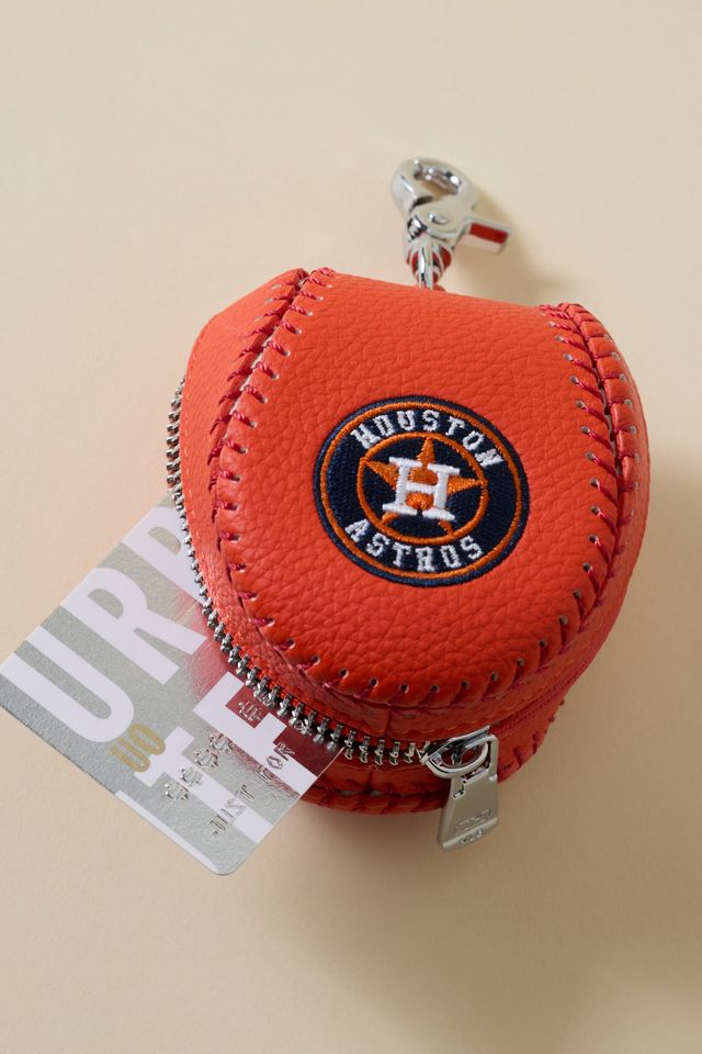 MLB Houston Astros Baseball Pouch Keychain #3