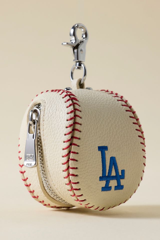 MLB Los Angeles Dodgers Baseball Pouch Keychain #2