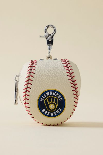 MLB Milwaukee Brewers Baseball Pouch Keychain