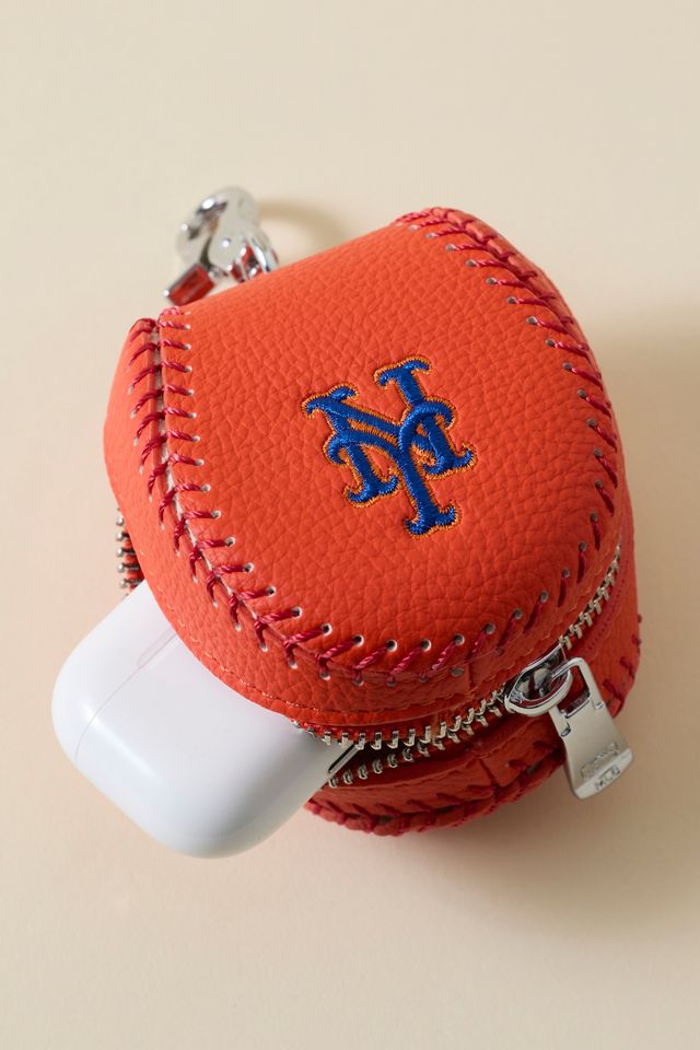 Porte-clés pochette de baseball MLB des Mets de New York #3