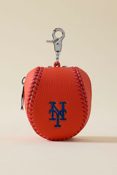 MLB New York Mets Baseball Pouch Keychain