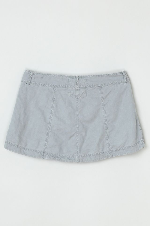 Vintage Y2k Low-Rise Cargo Micro Mini Skirt #2