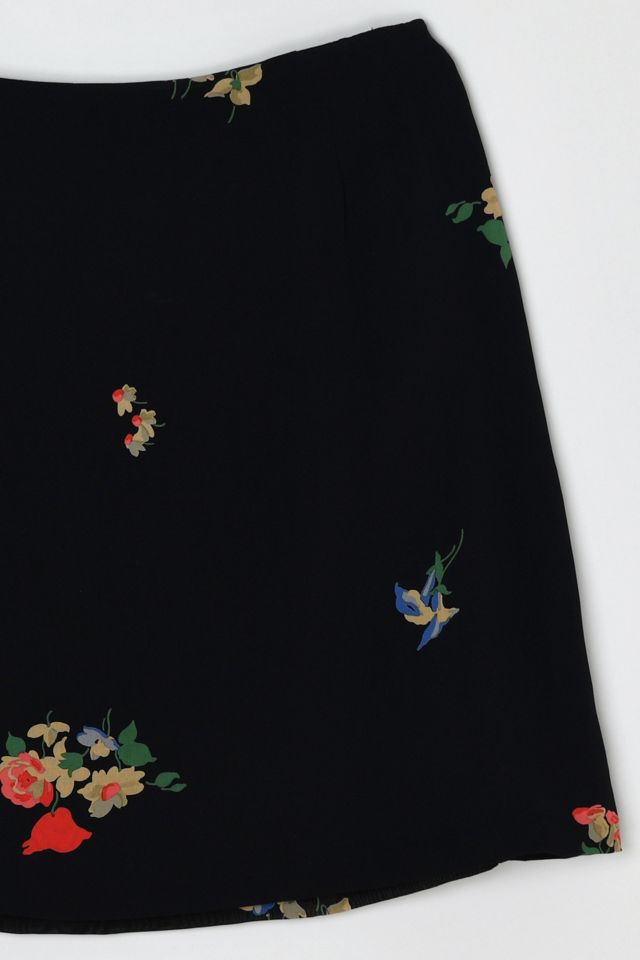 Vintage Y2k Floral Printed Mini Skirt #1