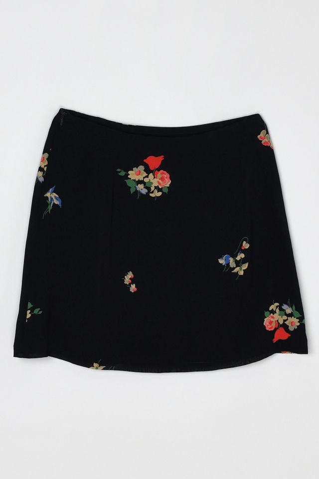 Vintage Y2k Floral Printed Mini Skirt #2