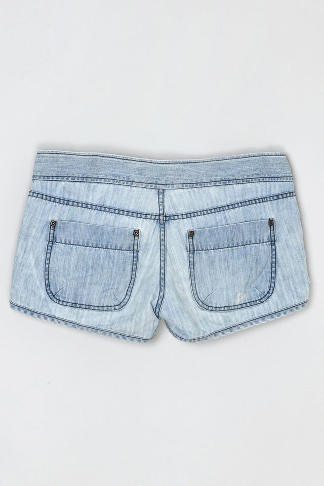 Vintage Y2k String-Tie Low Rise Denim Shorts #2