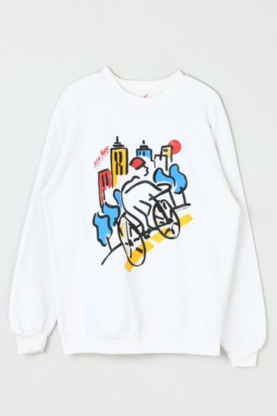 Vintage 90s New York Raglan Sweatshirt