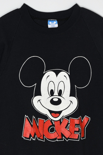 Vintage 90s Mickey Mouse Raglan Sweatshirt