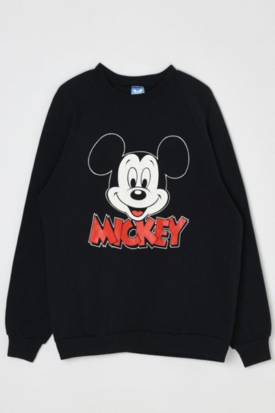 Vintage 90s Mickey Mouse Raglan Sweatshirt