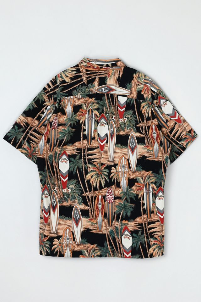 Vintage 90s Boards & Palms Hawaiian Shirt #2