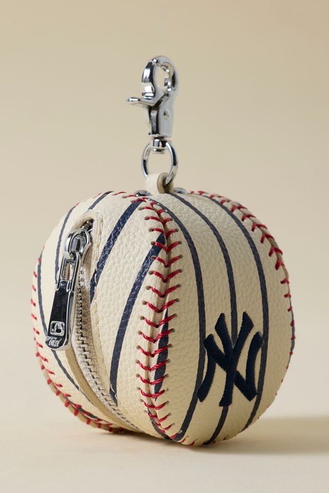 MLB New York Yankees Baseball Pouch Keychain #2