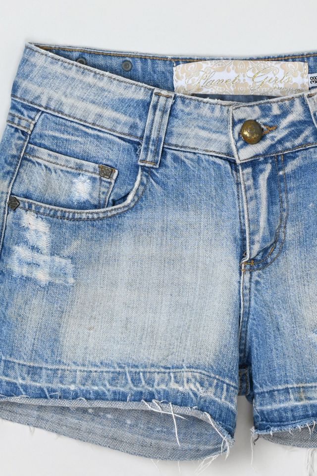 Vintage Y2k Planet Girls Denim Shorts #1