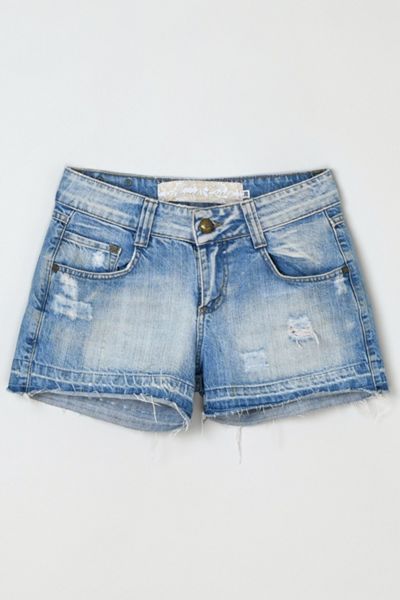 Vintage Y2k Planet Girls Denim Shorts