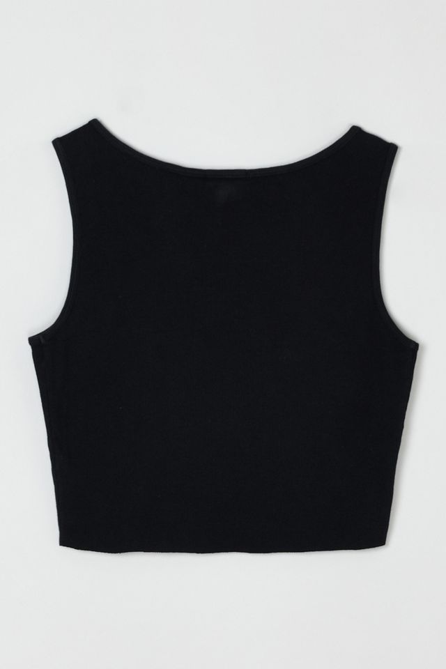 Vintage Y2k Rhinestoned Cropped Tank #2