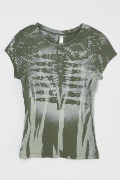 Vintage Y2k Green Abstract Graphic Tee | Urban Outfitters