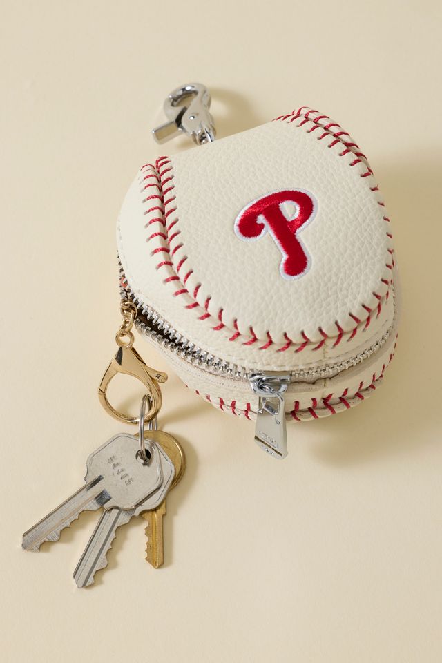 MLB Philadelphia Phillies Baseball Pouch Keychain #3