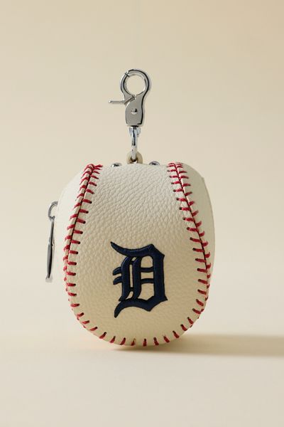 MLB Detroit Tigers Baseball Pouch Keychain