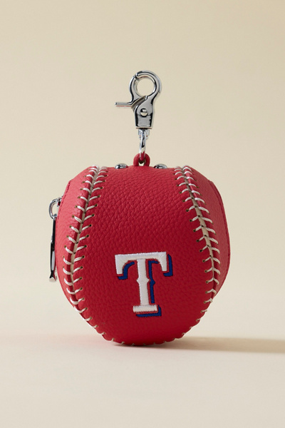 MLB Texas Rangers Baseball Pouch Keychain in Texas Rangers at Urban Outfitters